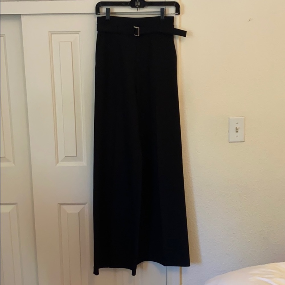 Black high waist pants